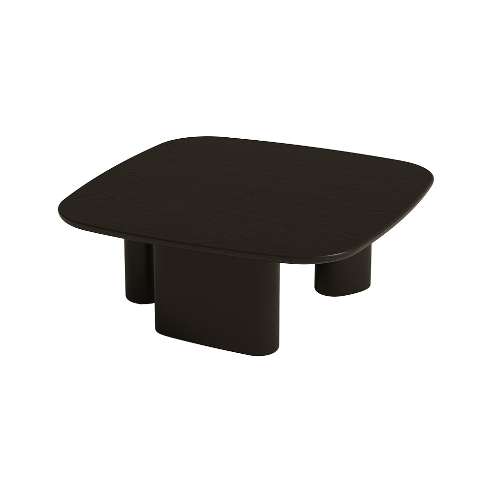 Pebble Sqaure Coffee Table - Black Oak