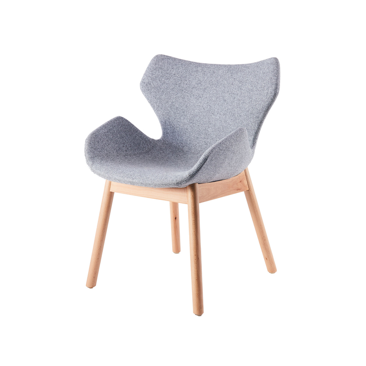 Wings Chair - Wooden base