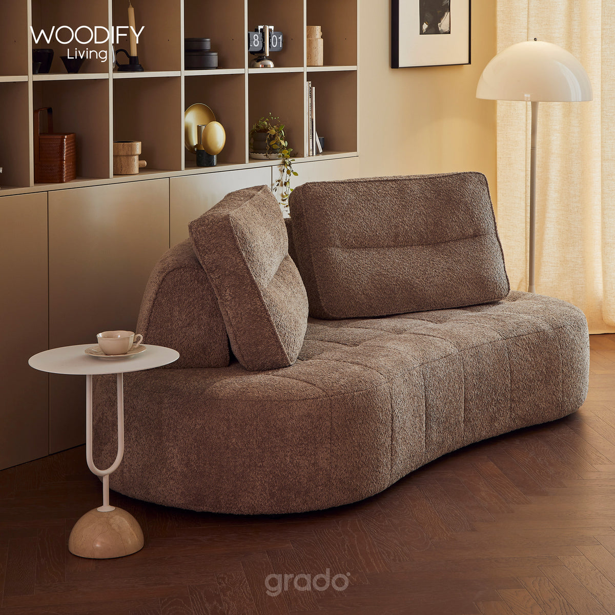 9-layer Mousse Modular Sofa Curved