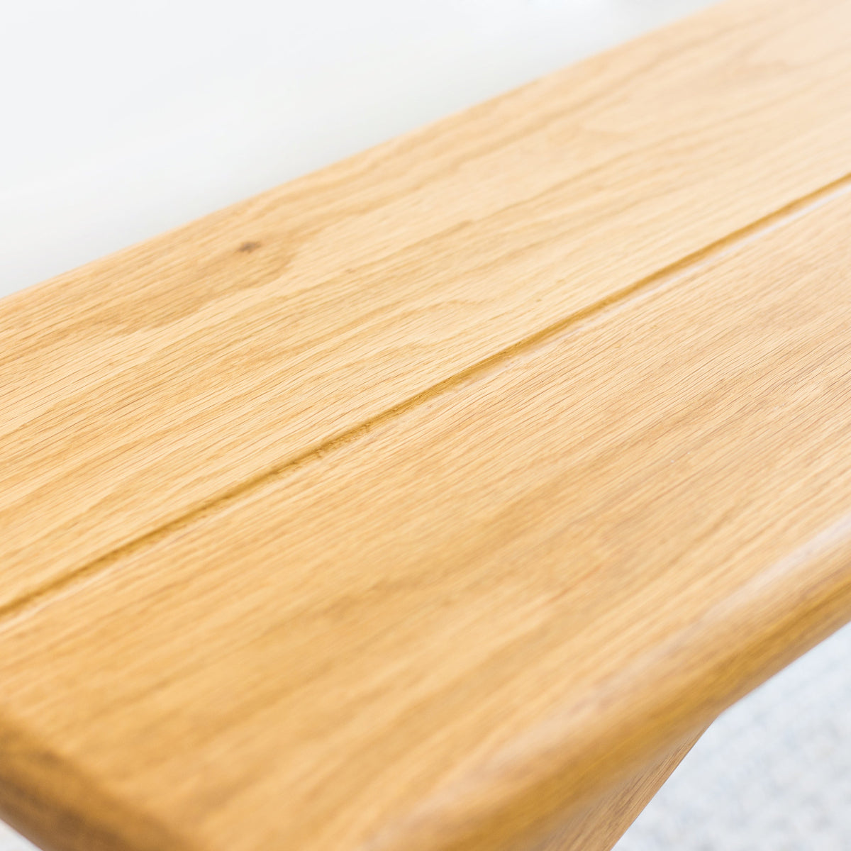Close-up of a wooden surface with a clear protective coating