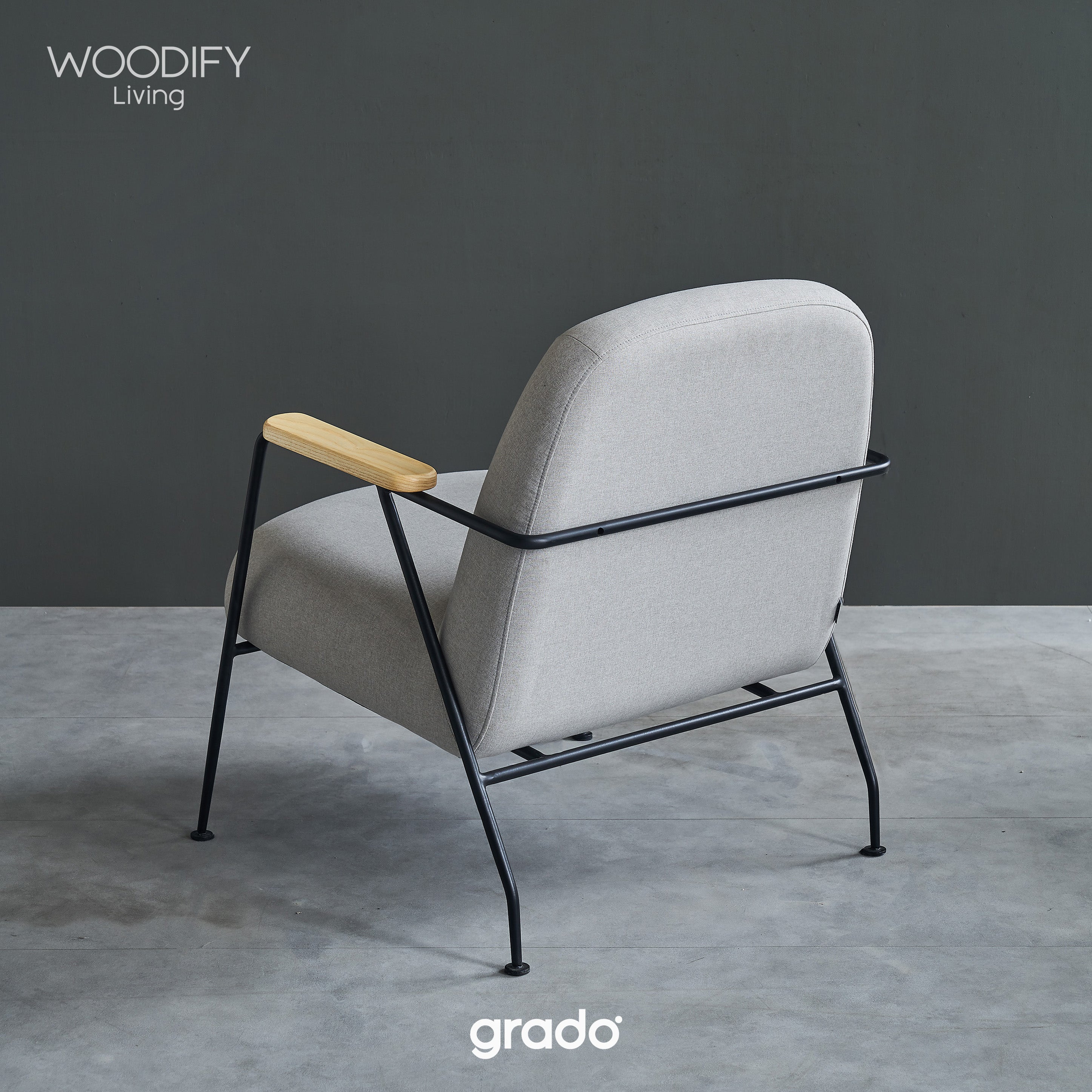 WOODIFY Living Puffy Lounge Chair