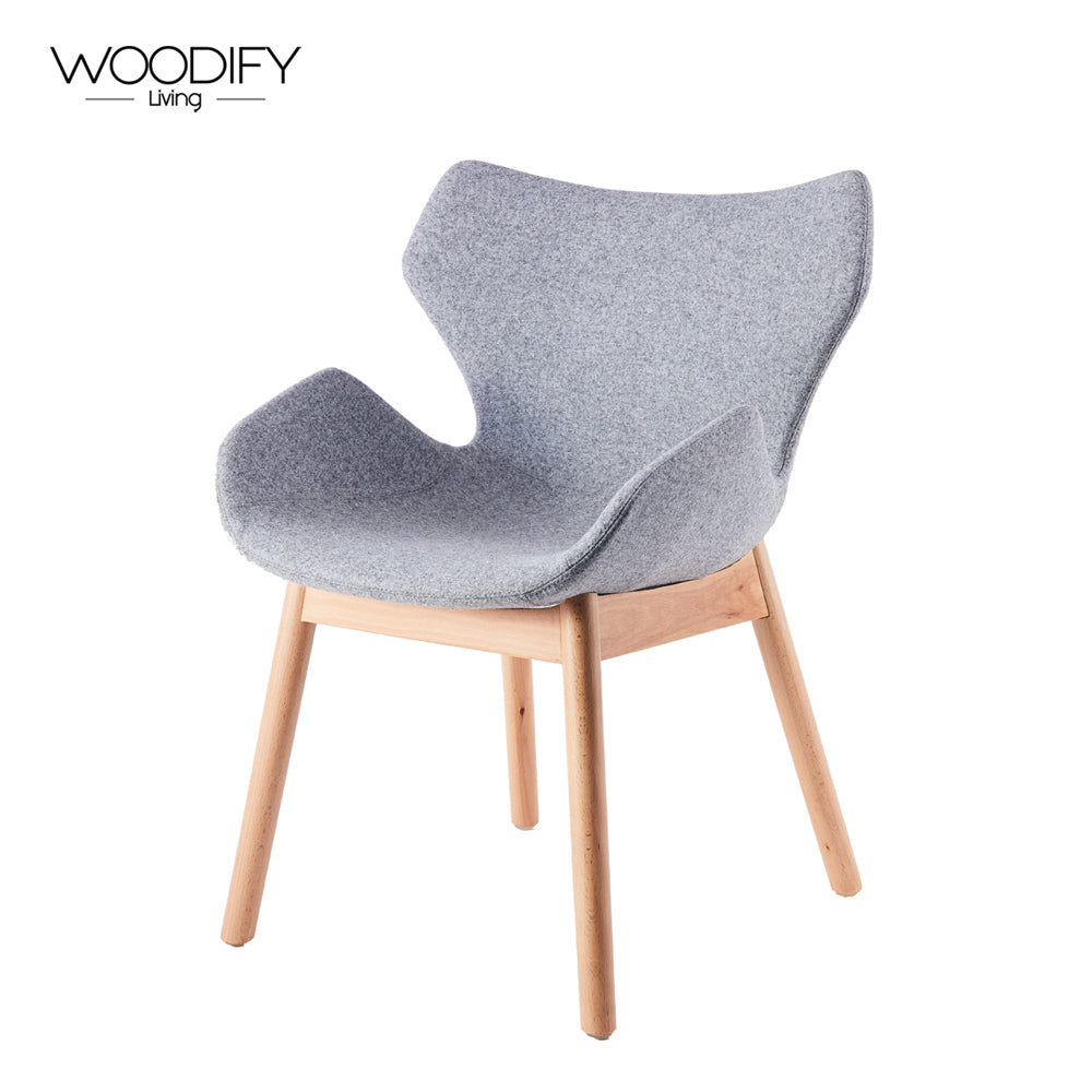 Wings Chair - Wooden base